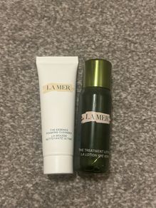 La mer cleanser and toner