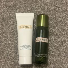 La mer cleanser and toner