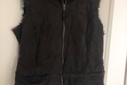 John Rocha Vintage Suede like fur gilet
