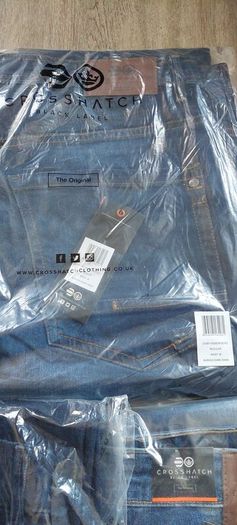 Crosshatch Slim-Fit Jeans