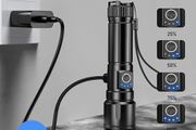 LED Torch, 500000 Lumens Super Bright Torches Led - Adjustable Focus, 5000 mAh, IP67 Waterproof, Powerful Long Lasting Handheld Flashlight for Power Cuts, Camping, Hiking, Emergency etc.
