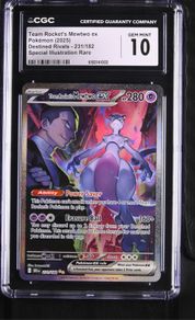 Team Rockets Mewtwo ex CGC 10 pokemon card