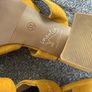 M&S Yellow Mustard Multi Strap Sandals Size 3.5! Image 4