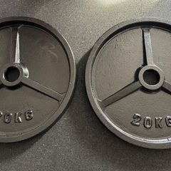 2 x 20KG Olympic Weight Plates