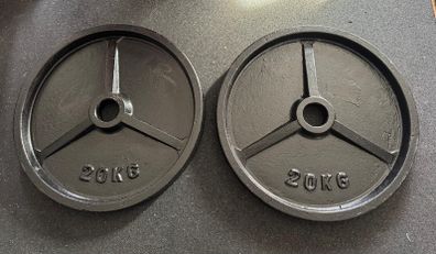 2 x 20KG Olympic Weight Plates