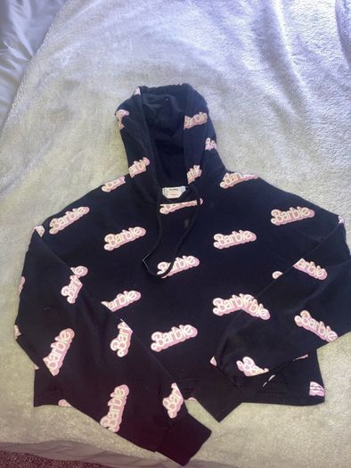 Barbie cropped hoodie