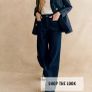 Theory navy double breasted blazer Image 10