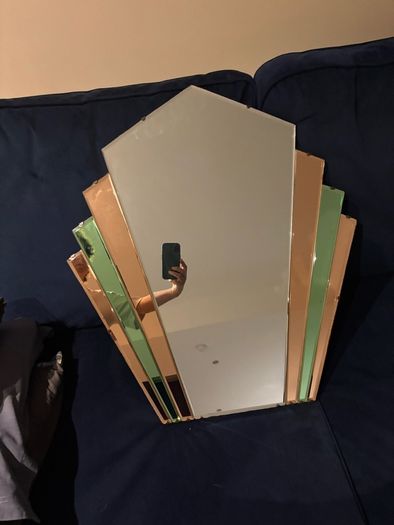 Art Deco Fan Mirror