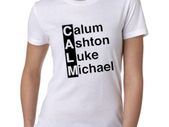 5 Seconds of summer names logo mens and womens T-Shirt Size XS-XXL