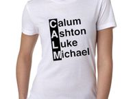 main image for ad 5 Seconds of summer names logo mens and womens T-Shirt Size XS-XXL