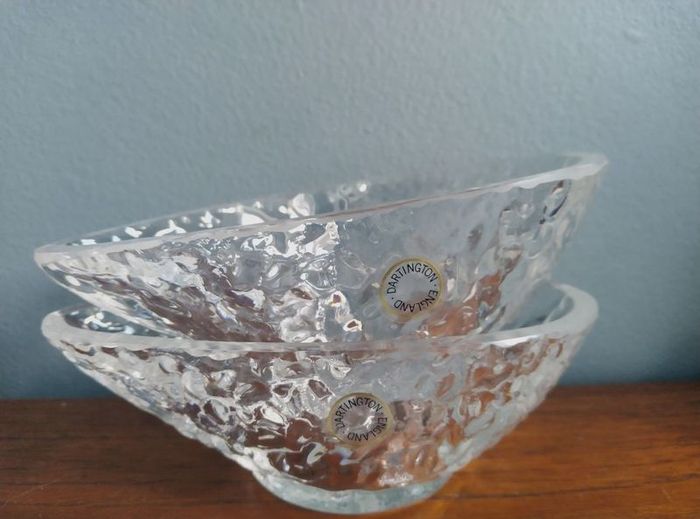 Dartington Crystal, Avocado, dishes, original boxed