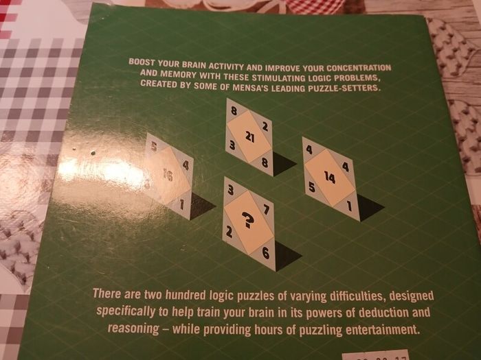 Logic Challenges IQ Puzzles From Mensa