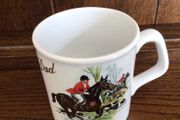 Vintage Hunt Scene Tally Ho Mug for Dad
