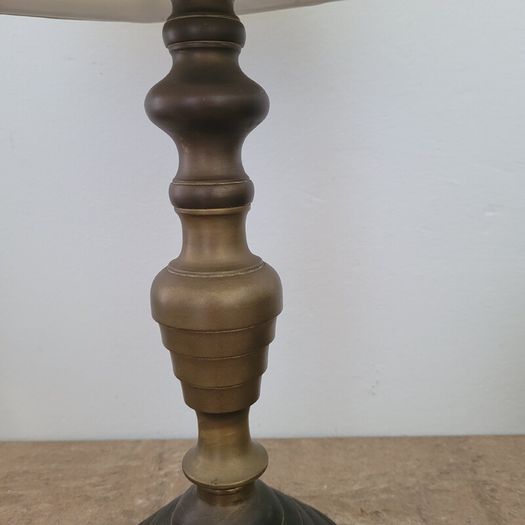 Vintage solid brass table lamp