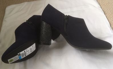 navy suede