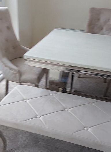 Marble Kitchen table and chairs