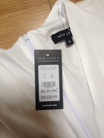 Brand new NewLook deep V neck dress with tags