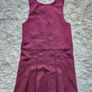 Girls School Wine Pinafore 5-6 Years + FREE Shirt and Cardigan Image 4