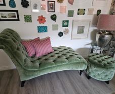 Chaise Lounge and matching footstool