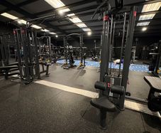Panatta 8 station gym w heavier stacks