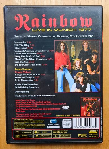 Rainbow Live in Munich 1977 DVD