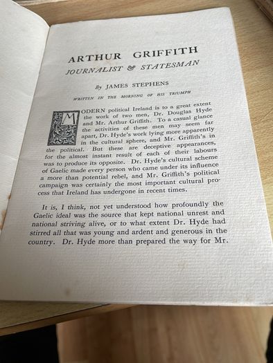 Arthur Griffith Journalist and statesman