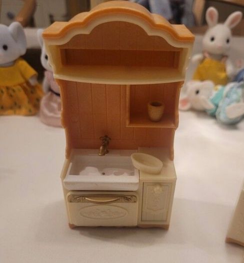 Sylvanian Family House, furniture & figures