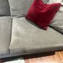 Grey Fabric 2 Seater Sofa For Sale Image 2