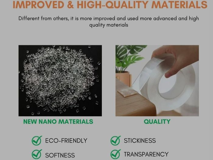 Nano Gel Double Sided Tape Adhesive