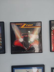 ZZ Top - framed copy of Eliminator - original 1983