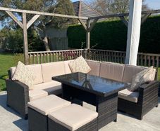 Rattan Garden Furniture Corner Set