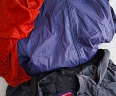Ladies dress and Mens rain jackets