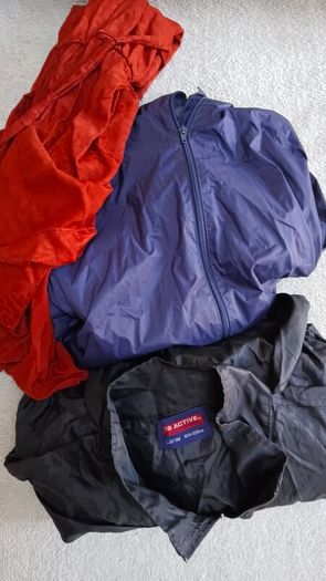 Ladies dress and Mens rain jackets