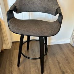 Grey Bar Stool