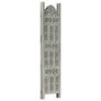 Hand carved 3-Panel Room Divider Grey 120x165 cm Solid Mango Wood Image 2