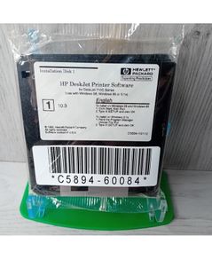 Hp Deskjet 710c Printer Software Floppy Discs 1-4 - Rare 1998 - New Sealed !