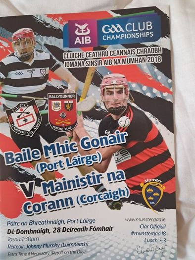 Munster Club Hurling Programmes x 8