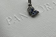 Pandora Blue Butterfly &amp; Quote Double dangle -Brand new