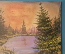 hand painted picture