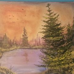 hand painted picture