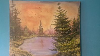 hand painted picture