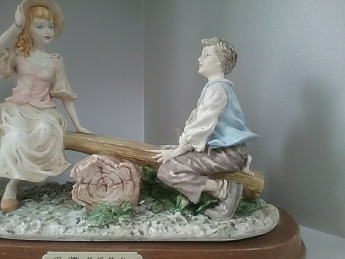 Victorian Boy & Girl Figurine