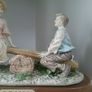 Victorian Boy & Girl Figurine Image 3