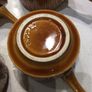Buy 2 Get 1 FREE - Vintage Mustard ( similar to Tams) Handled Soup / Cereal Set of 4 Image 4