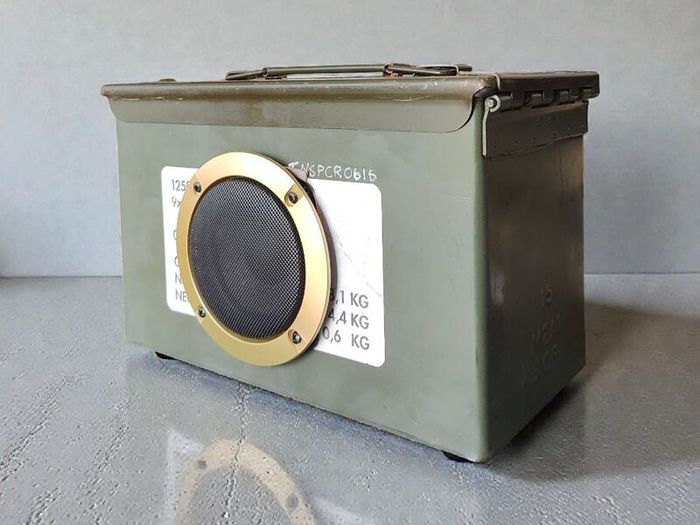 Vintage Military Ammo Box Bluetooth Speaker