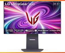 LG UltraGear 32" OLED Dual Mode 4K UHD 240Hz G-Sync Compatible Gaming Monitor with Pixel Sound