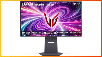 LG UltraGear 32" OLED Dual Mode 4K UHD 240Hz G-Sync Compatible Gaming Monitor with Pixel Sound
