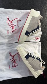 Christian Louboutin Mens  Trainers  Grey, White & Navy