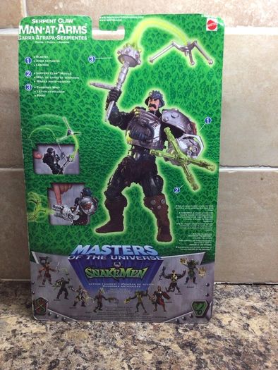 Masters of the universe serpent claw man at arms - new and unopened