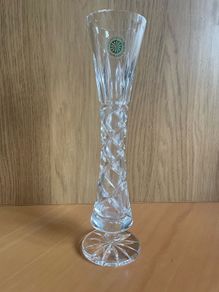 Galway Irish Crystal Footed Bud Vase Ashford